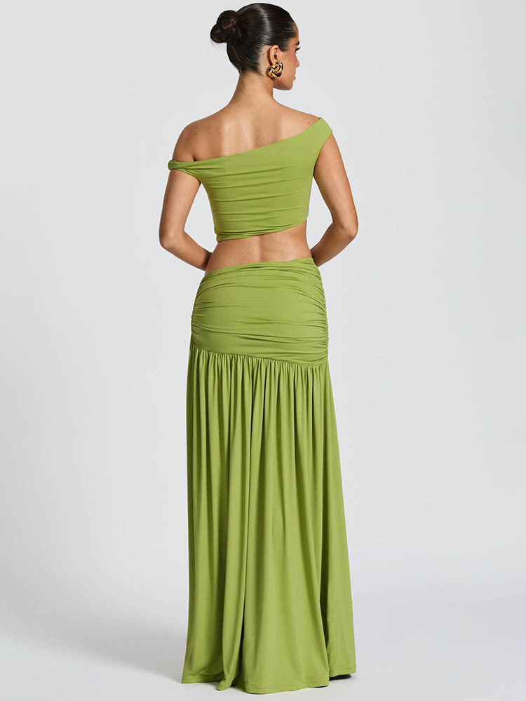 Mozision Elegant Dress Set Wom - Crop Top Crochet 评论和价格