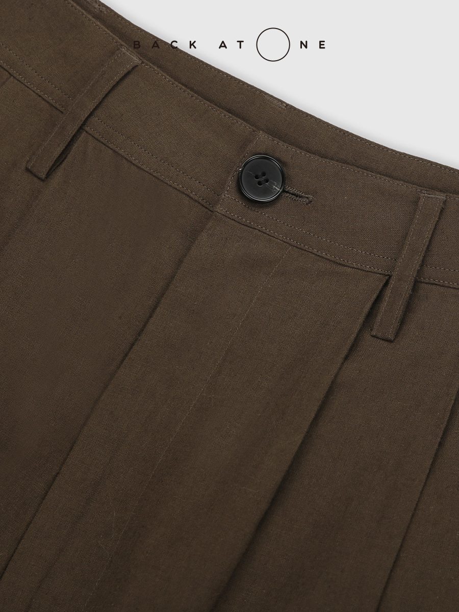 BackAtOne Casual Cotton Linen  - Linen Pant Wide 评论和价格