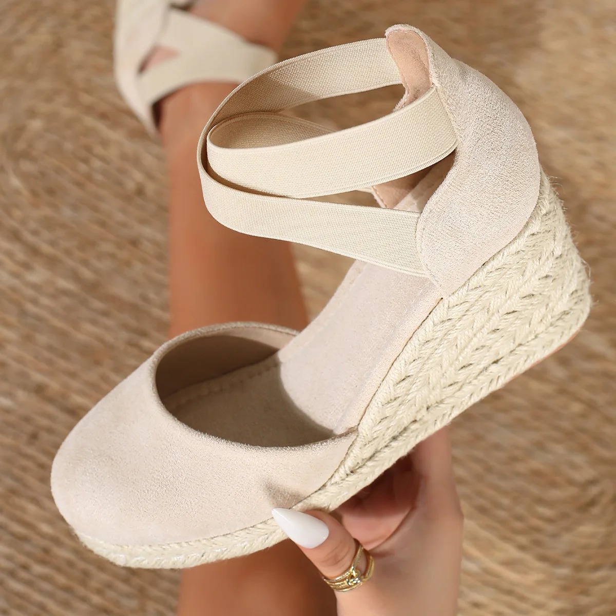 Cover Toe Women's Espadrille W - Wedge Espadrille Women 评论和价格
