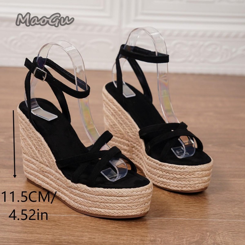 Women Wedges Espadrille Sandal - Wedge Espadrille Women 评论和价格