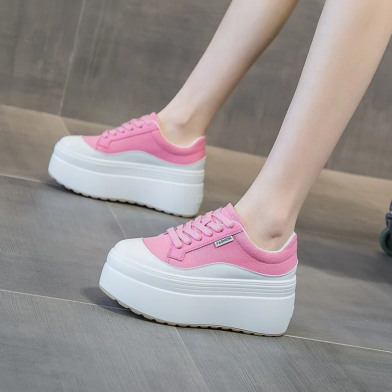 8cm New Canvas Genuine Leather - Wedge Espadrille Women 评论和价格