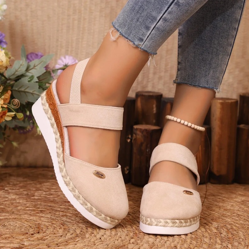 Women Closed Toe Wedge Sandals - Wedge Espadrille Women 评论和价格