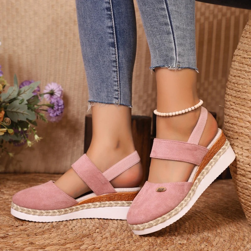Women Closed Toe Wedge Sandals - Wedge Espadrille Women 评论和价格