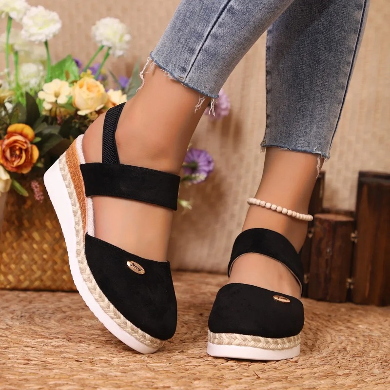 Women Closed Toe Wedge Sandals - Wedge Espadrille Women 评论和价格