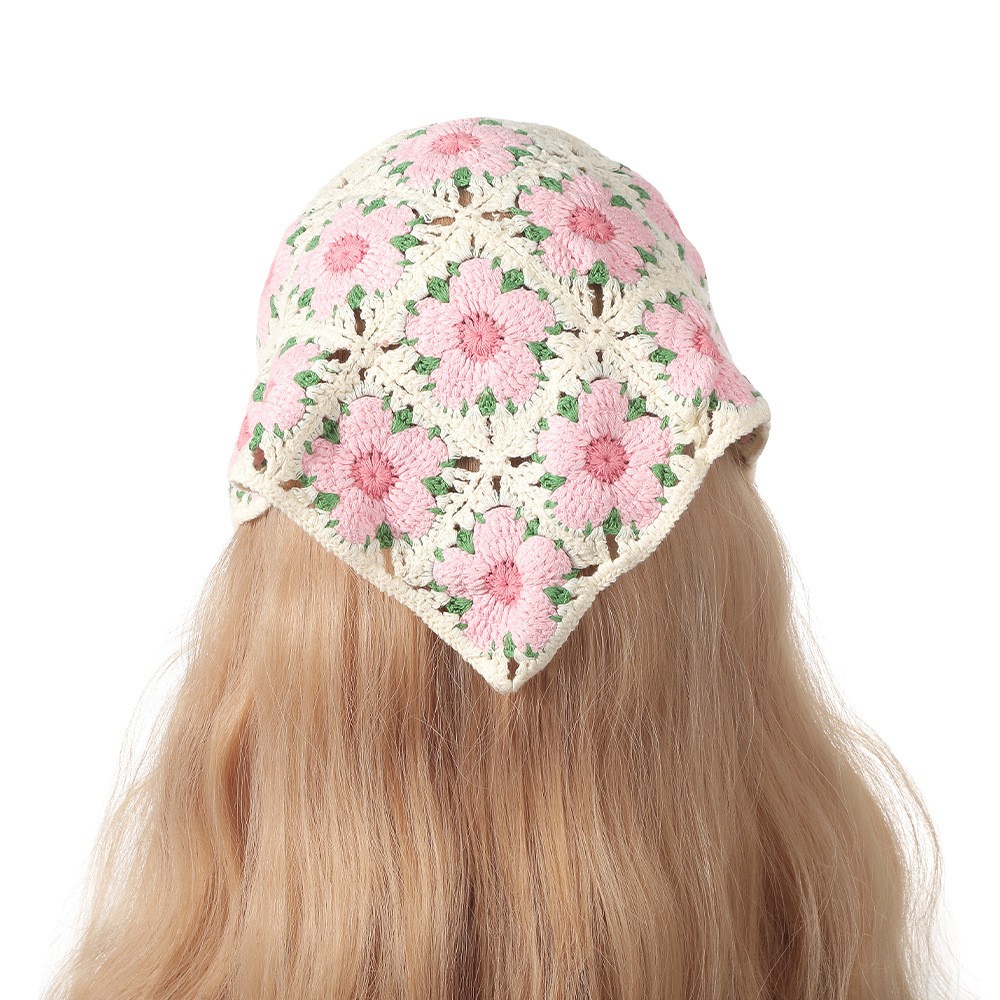 Vintage Weaving Knitting Flowe - Headband Summer Knit 评论和价格