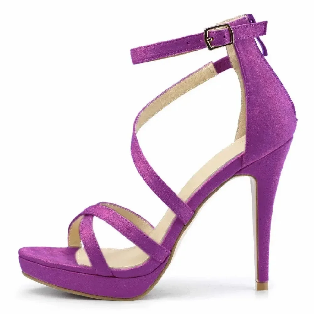 Women Sandals Summer Sexy Pump - Sandal Strappy Heeled 评论和价格