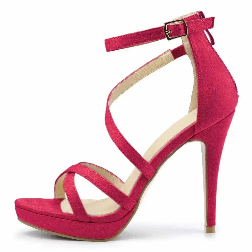 Women Sandals Summer Sexy Pump - Sandal Strappy Heeled 评论和价格