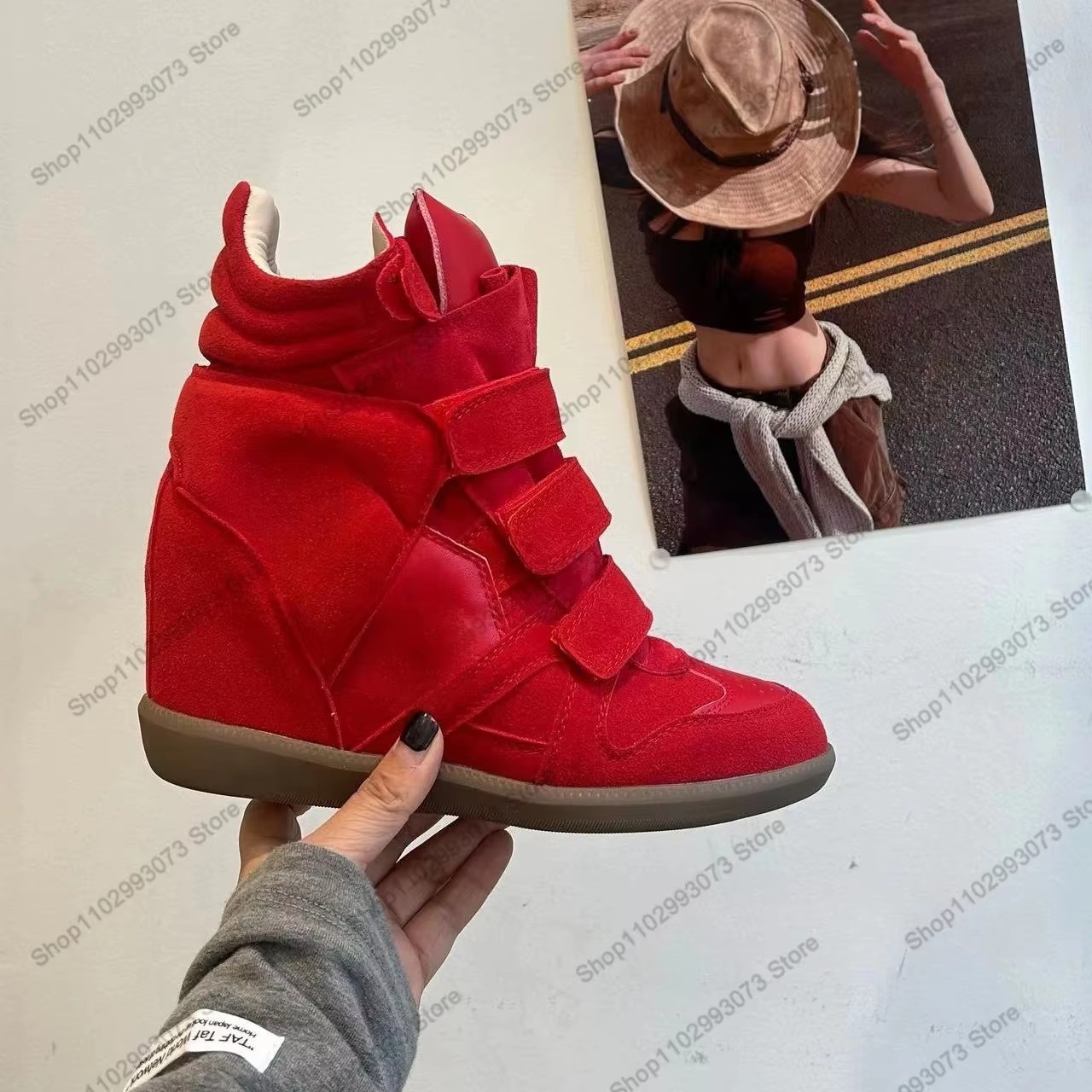Women Hidden Wedge Heel High‑T - Wedge Espadrille Women 评论和价格